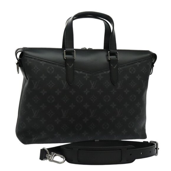 LOUIS VUITTON Monogram Eclipse Explorer Business Bag LV Auth - Picture 1 of 16